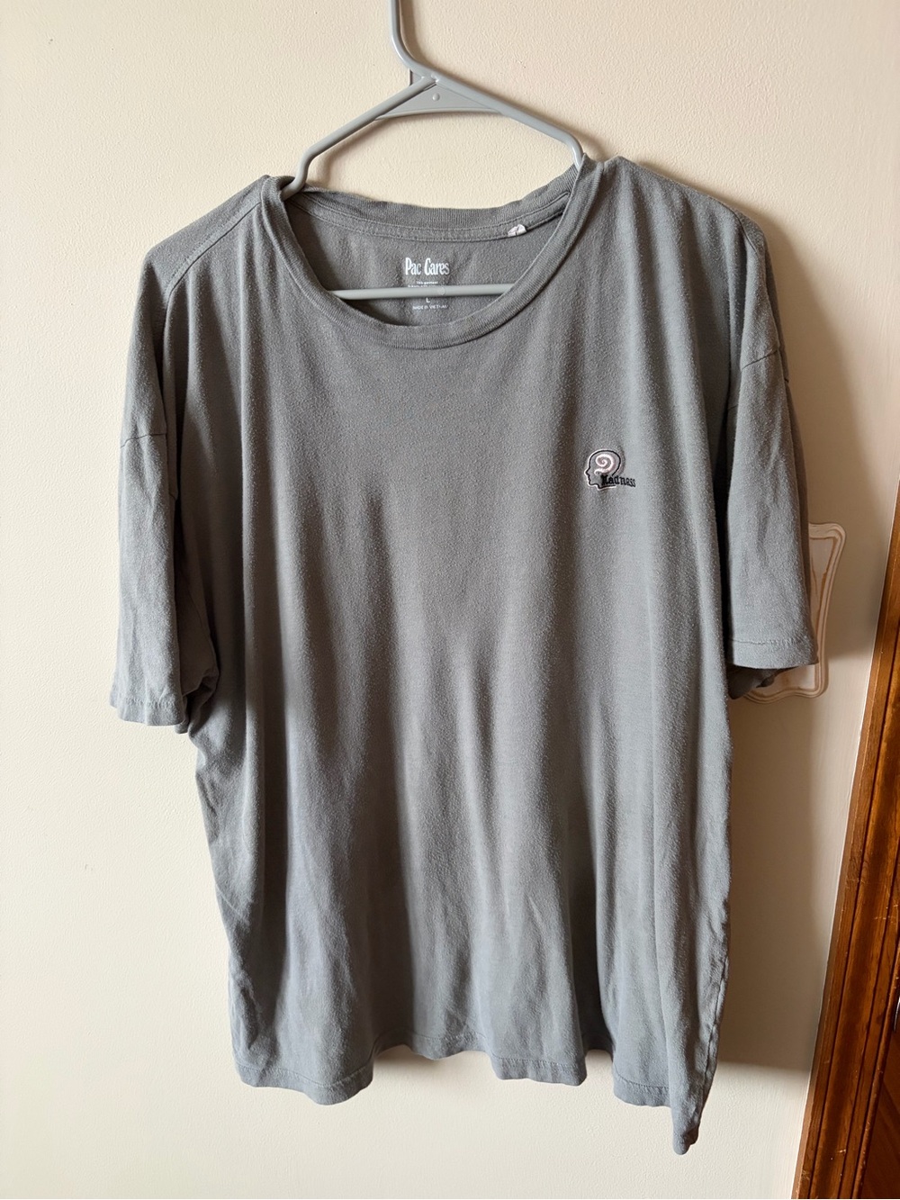 🧠✨ Pac Cares “Madness” Tee | Size L | Minimal Graphic Streetwear